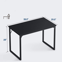 Bureau de travail simple en bois pour ordinateur, ordinateur portable, étude, écriture, mobilier de bureau à domicile