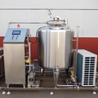 Pasteurisateur multifonctionnel 100-1000L pour le chauffage et le refroidissement du lait, du jus et du yaourt |   Unité de pasteurisation en acier inoxydable