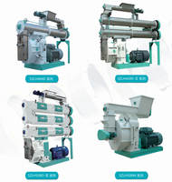 Ligne de production de granulés de bois de haute qualité, construction en acier au carbone/acier inoxydable, moteur 110 kW, production de 6 à 20 kg/h, garantie 1 an