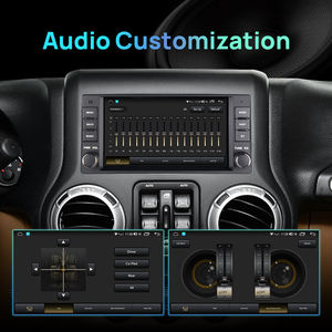 Pemutar Multimedia Radio mobil, Stereo mobil untuk Jeep Wrangler <span class=keywords><strong>3</strong></span> JK 2007-2016 sistem Stereo 8 Core 9863/7862S 8GB 256G layar IPS DSP - Product Image 5