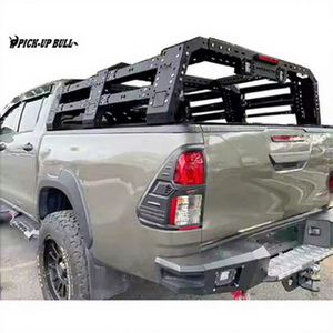 <span class=keywords><strong>PICK</strong></span>-UP BULL Universal Roof Basket Rack 4x4 Cross Bars <span class=keywords><strong>Roll</strong></span> Bar para Dmax Ranger BT 50 2022 Hilux Roof Rack - Product Image 1