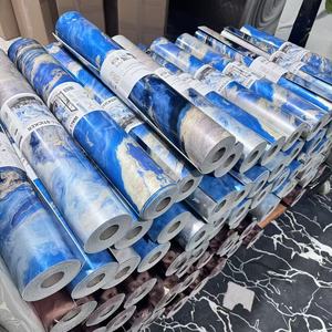 Nouveaux autocollants muraux en <span class=keywords><strong>PVC</strong></span> marbré amovibles 2025, adaptés à la décoration intérieure, imperméables, pour les centres commerciaux et les appartements - Product Image 5