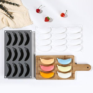 Moldes de Silicona 3D con Forma de Plátano para Hornear Pasteles de Mousse, Molde de Silicona 3D para Repostería, Molde de Silicona para Pasteles de Frutas - Product Image 3