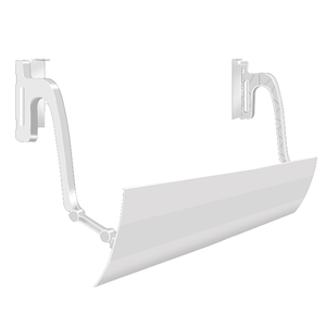 <span class=keywords><strong>Déflecteur</strong></span> de Vent pour Climatiseur <span class=keywords><strong>Mural</strong></span> en Plastique ABS Télescopique Durable pour Ménage 57-105cm Accessoires de <span class=keywords><strong>Climatisation</strong></span> - Product Image 2