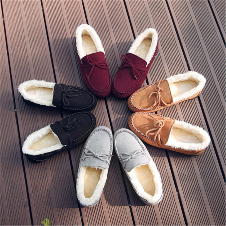 Женская зимняя теплая обувь из хлопка