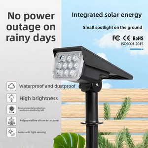 ไฟสปอตไลท์พลังงานแสงอาทิตย์แบบเสียบปลั๊กสำหรับ<span class=keywords><strong>กลาง</strong></span>แจ้ง กันน้ำ IP65 สว่างพิเศษ สำหรับสวน <span class=keywords><strong>ต้นไม้</strong></span> และสนามหญ้า - Product Image 5