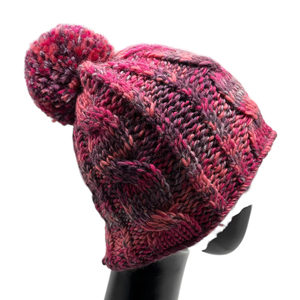 Fiable Taiwan Marque Style Décontracté Bonnet À Tricoter Chapeaux 75% Acrylique 25% Laine Grand Câble Bonnet 56-58Cm - Product Image 1