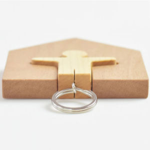 Portachiavi e Appendiabiti da Parete, Set in Legno con Portachiavi e Supporto, Rastrelliera per Chiavi da Ingresso, Portachiavi in Legno da Parete - Product Image 5