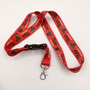 Wholesale <b>Lanyard</b> Badge <b>Polyester</b> Mobile Phone <b>Lanyard</b> Keychain <b>Lanyards</b> with Logo Custom Work Permit Hanging Rope - Product Image 3