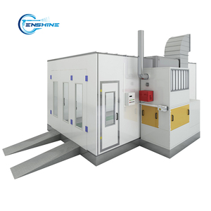 Système de cabine de peinture automobile avancé à chauffage diesel pour peinture à base d'eau, four automobile <span class=keywords><strong>avec</strong></span> ventilateurs centrifuges turbo - Product Image 2