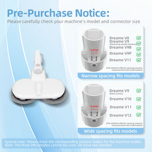 Cabezal de fregado eléctrico en seco y húmedo apto para Dreame V8 V9 V9B V10 <span class=keywords><strong>V11</strong></span> V12 piezas reemplazables con almohadillas para fregona de tanque de agua - Product Image 2