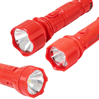 Lampe torche LED de secours puissante, portable, pour extérieur, avec flash rouge, rechargeable, haute puissance, protection contre les surcharges