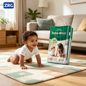Newborn Baby Diapers Size NB Umbilical Cord Cutout Protection Aloe Vera Essential <strong>Oil</strong> 3D Leak Prevention Disposable T-tape - Product Image 1
