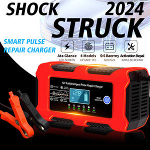 Caricabatterie Intelligente 12V 10A per Batterie al Piombo, Riparazione a Impulsi, per Batterie Auto <span class=keywords><strong>12</strong></span> <span class=keywords><strong>Volt</strong></span>, Certificato CE ROHS, Tipo Elettrico - Product Image 4