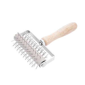 Chất Lượng Cao Thép Không Gỉ Bánh Pizza Bột Con Lăn Docker Gỗ Xử Lý Cá Nhân Con Lăn Chân Tự Làm Bánh Nướng Bánh Pies Pizza - Product Image 1