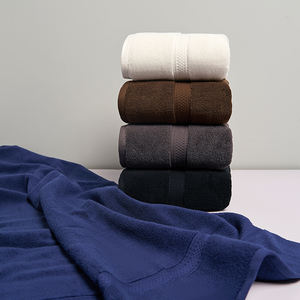 Biancheria da letto di alta qualità, morbida e assorbente, Set di asciugamani in tinta unita, asciugamano dell'<span class=keywords><strong>hotel</strong></span>, cotone 100% - Product Image 4