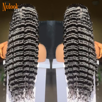 Penjual Wig Rambut Manusia Vietnam Mentah Tanpa Proses Kimia, Wig Deep Wave HD Lace Frontal, Penjual Wig Rambut Manusia, Wig Lace Front untuk Wanita Kulit Hitam