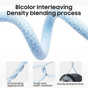 USB Type-C dữ liệu sạc cáp 60W điện 1m chiều dài cho Iphone 15 16 Pro Max ban đầu bện 60W phí Cáp USB C để Type-C - Product Image 6