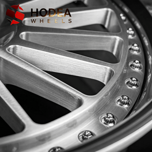 Rines de Aleación Forjados Personalizados de 2 Piezas para Vehículos JDM Toyota Nissan Honda Retro Tuning, Borde Pulido y Cepillado para BMW <span class=keywords><strong>Mercedes</strong></span> Audi - Product Image 3