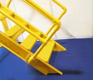 Ăn mòn hóa học gfrp FRP bước cầu thang với tay vịn cách nhiệt sợi thủy tinh bước thang - Product Image 3