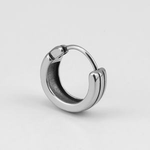 Pendientes de Aro de Acero Inoxidable, Estilo Europeo, Simples, Circulares, para Mujer, Clásicos, Redondos, para Uso Diario, Regalo - Product Image 5