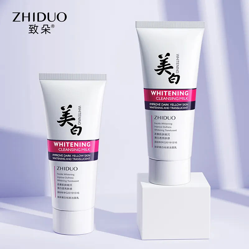 ZHIDUO, Новое поступление, частная торговая марка, исследование кожи, Отбеливающее очищающее средство для лица