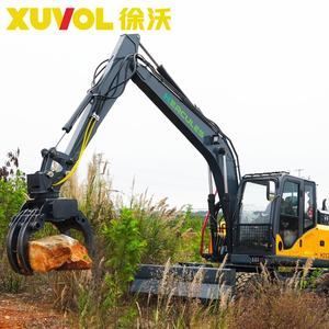 Maquinaria Forestal, Recién Llegado, Gran Productividad, Fácil Transporte, HJ-130CM, Excavadora de Ruedas de 9 Toneladas, Mini Excavadora Forestal - Product Image 3