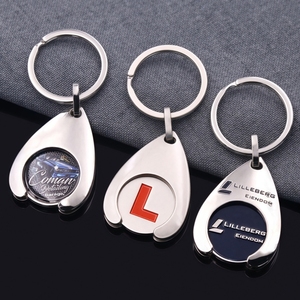 Vendita all'ingrosso di metallo personalizzato in lega di zinco portachiavi sublimazione Laser incisione Logo per Business regalo promozionale - Product Image 6