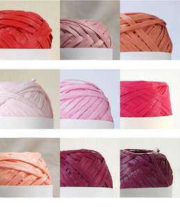 Bon marché 100% viscose rayonne raphia gros fil à tricoter à la main pour crochet - Product Image 3