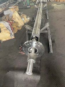 38CrMoAIA PA6 p66 PP أقمشة غير منسوجة مادة ناعمة إعادة تدوير بثق واحد برميل لولبي لإعادة التدوير - Product Image 3