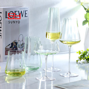 Bộ ly rượu pha lê SUNYO 18oz nhiều màu sắc, thiết kế độc đáo mùa thu, bộ đồ uống bằng thủy tinh cao cấp nhiều màu sắc, ly có chân dùng để uống và làm quà tặng - Product Image 2