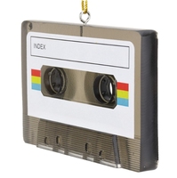 Cassette en résine personnalisée unique vintage ornements de Noël