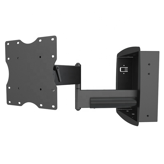 Ultra Low Profile Recessed in Wall Full Motion TV Mount Tilt VESA 100*100 VESA 200*200 TV Bracket