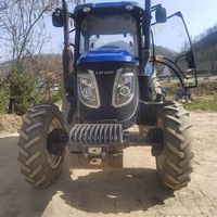 Tracteur à roues Lovol 1204 d'occasion 2024, 120 CV, 4x4, moteur diesel Weichai 4 cylindres, boîte de vitesses PTO 540/1000 tr/min, état d'origine, en bon état de fonctionnement
