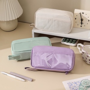 Estuche <span class=keywords><strong>de</strong></span> Lápices Holográfico Portátil <span class=keywords><strong>de</strong></span> Gran Capacidad, 3 Capas, con Cierre, <span class=keywords><strong>de</strong></span> Tela Oxford, <span class=keywords><strong>para</strong></span> Estudiantes y <span class=keywords><strong>Adolescentes</strong></span>, Venta al Por Mayor - Product Image 1