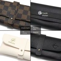 Emballage de logo imprimé personnalisé pour lunettes de lecture à monture optique solaire Étui en papier prêt pour lunettes et sacs à lunettes