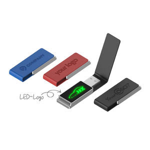 Logo personnalisé éclairage métal memorias clé USB 32 Go clé USB 256 Go USB 3.0 Cadeaux en gros Clé USB 2 To <span class=keywords><strong>cle</strong></span> USB - Product Image 1