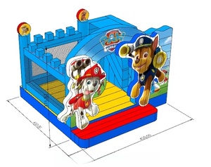 Château Gonflable PVC <span class=keywords><strong>Pat</strong></span>' <span class=keywords><strong>Patrouille</strong></span> avec Toboggan et Thème <span class=keywords><strong>Dessin</strong></span> <span class=keywords><strong>Animé</strong></span> – Idéal pour Fêtes d'Enfants – Offre Spéciale - Product Image 6