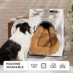 HaChong Ultra yumuşak ince yıkanabilir köpek sandık Mat, kahverengi kaymaz köpek ve kedi yatak - Product Image 5