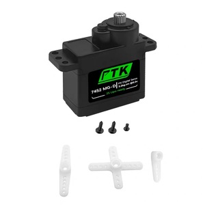 PTK 7452MG-D 12g Dijital Diş Servo 9g Boyutu Uzaktan Kumanda Sabit Kanatlı Model Uçak Gümüş Kırlangıç ​​08MAII - Product Image 2