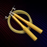 Corde à sauter en aluminium réglable et durable avec logo personnalisé 2026, 2,8 m, unisexe, fitness, sport, vente en gros