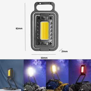 2026 New <b>Mini</b> COB <b>LED</b> Work <b>Light</b> USB Rechargeable Magnetic Work Lamp with Hanging Hook Waterproof Portable Flashlight for Car - Product Image 3