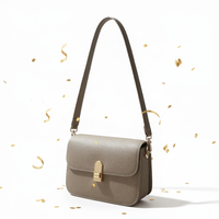 Sac à main carré petit format en cuir vintage de haute qualité, personnalisé par le fournisseur, en gros, pour femme, à porter à l'épaule ou sous le bras