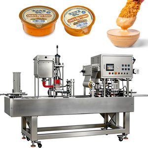 Machine automatique de remplissage et de scellage de gobelets de 2 oz pour sauces au poulet, chili, ketchup, miel et <span class=keywords><strong>moutarde</strong></span> - Product Image 1