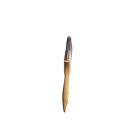 Pinceaux de peinture murale DIY de fabricants renommés, manche en bois en forme de queue de castor, poils plats, personnalisables OEM, pinceaux Flytools