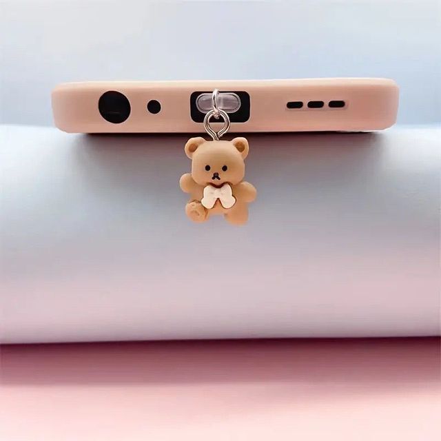 Compatible Apple Phone Decorative Charging Port Power Plug Type-C Earphone Dust Plug Resin Material for Anniversary