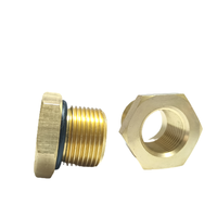 Douille de réduction en laiton personnalisée 1/2\" NPT mâle X 1/2\" NPT femelle à douille hexagonale
