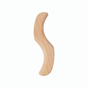 Wooden Guasha Board, Fish Shape Facial <b>Massager</b>, Manual Face Lifting <b>Tool</b>, Skincare Scraper - Product Image 2
