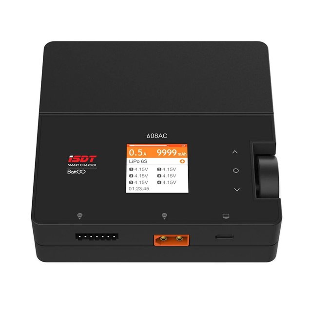 Wholesale ISDT 608AC DC 200W 8A BattGo Smart Battery Charger AC 110-220V Input up to 1A Discharge