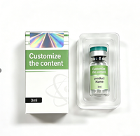 Étiquettes en papier personnalisées YSB anti-contrefaçon, écologiques et imperméables pour flacons et boîtes pharmaceutiques